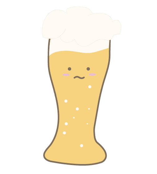ビールジョッキのキャラクター
